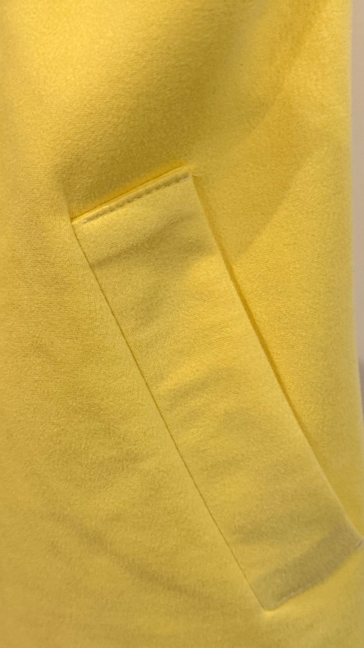 Veste bomber jaune soleil zippée à coupe fluide