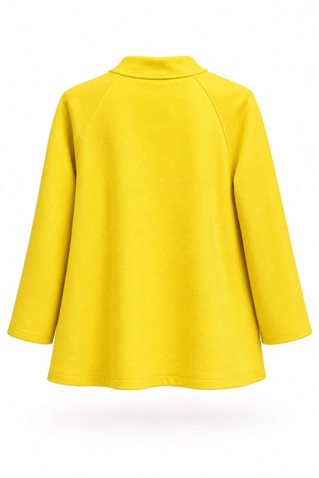 Veste bomber jaune soleil zippée à coupe fluide