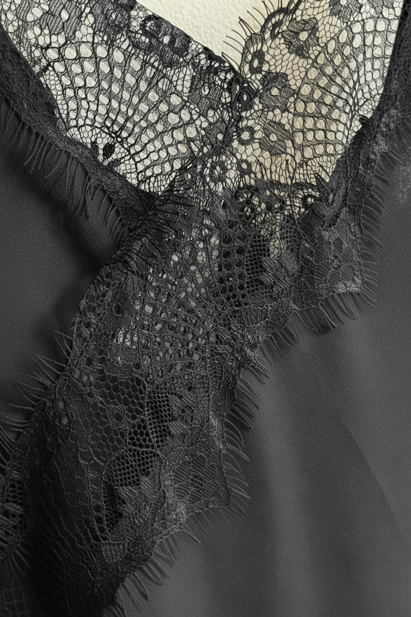 Robe à dentelle noir