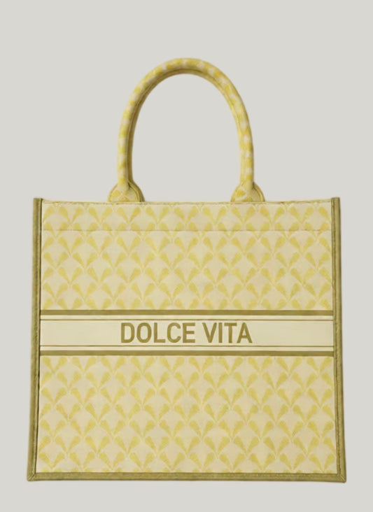 sac caba Dolce Vita vert